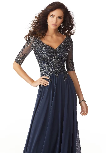 MLNY #71805 #0 Silver Charcoal Indigo Eggplant Champagne/Gold thumbnail